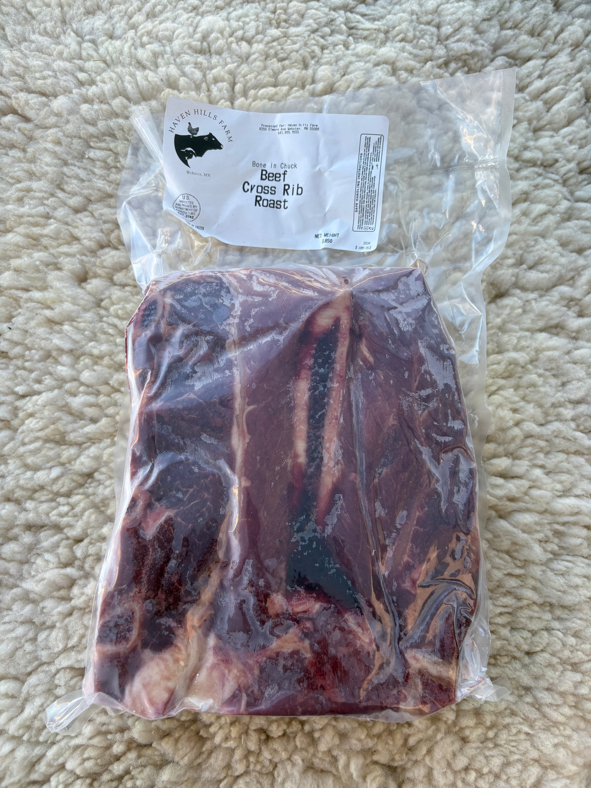 Cross Rib Roast - 100% Grass Fed Beef