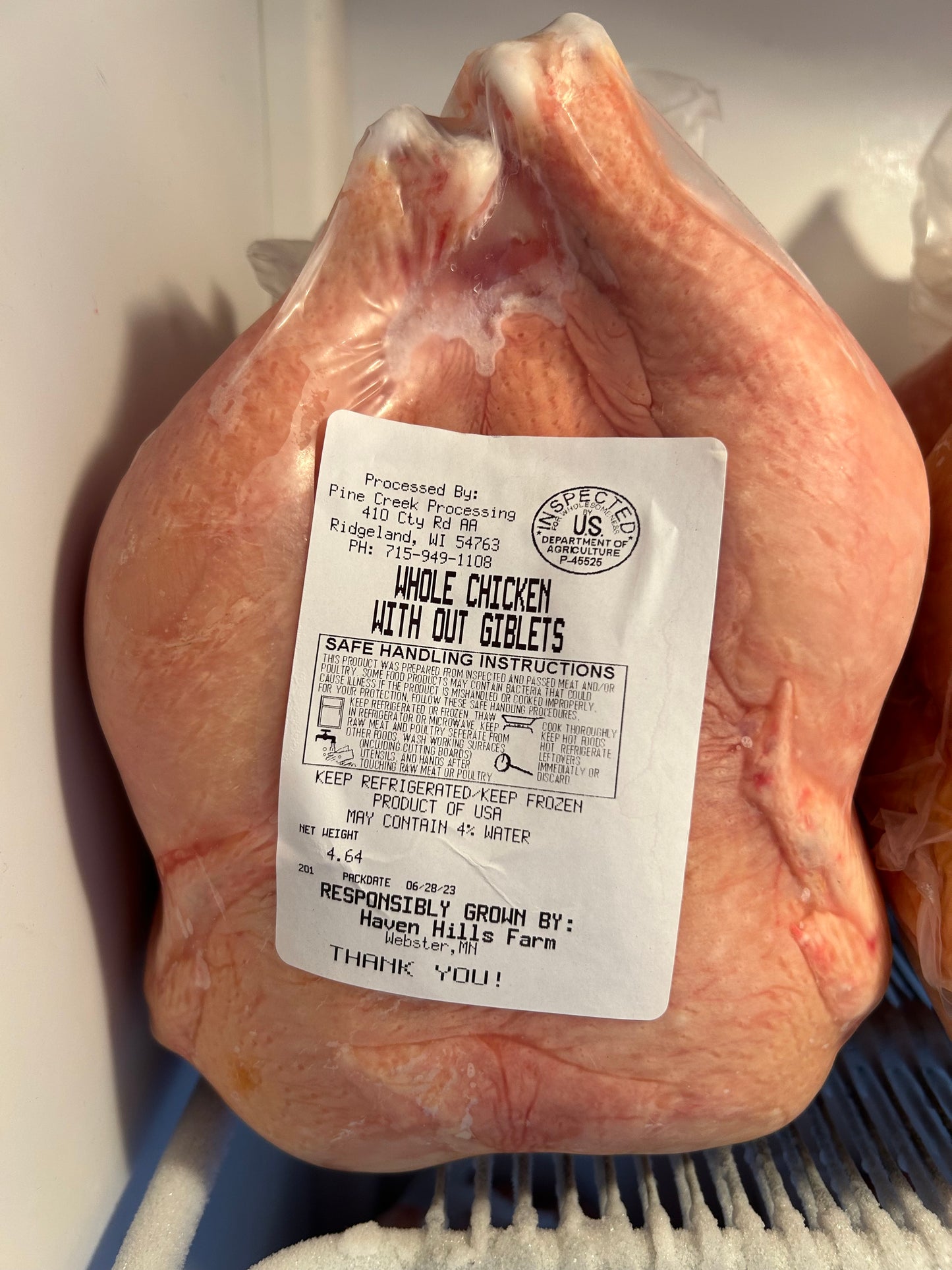 Whole Pasture Raised Chicken (small)