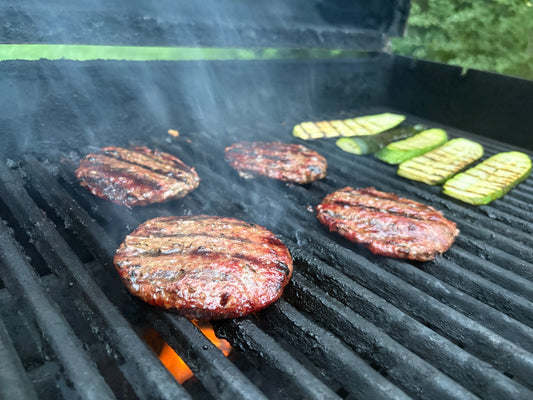 100% Grass Fed Beef 1/4 lb Hamburger Patties - pack of 4