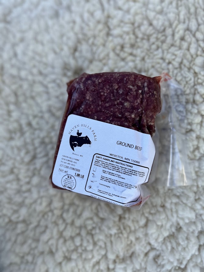 100% Grass Fed Premium Ground Beef - One Pound